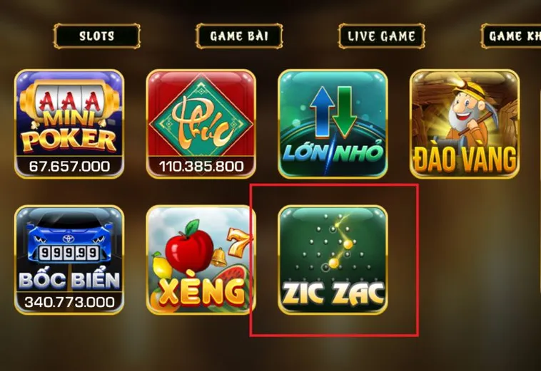 Cách Chơi Game Nhanh ZicZac Tại 58Win Dành Cho Người Mới
